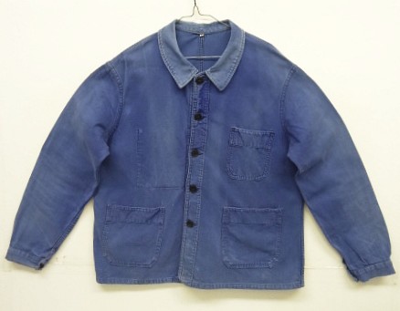 画像: 60'S LE MONT ST MICHAEL ワークジャケット カバーオール フェードブルー (VINTAGE) 「Jacket」入荷しました。