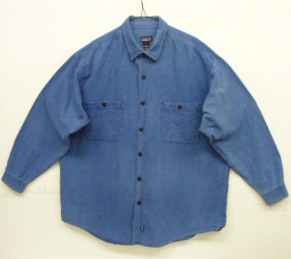 画像: 90'S PATAGONIA ヘンプ 長袖シャツ インディゴ 香港製 (VINTAGE) 「L/S Shirt」入荷しました。