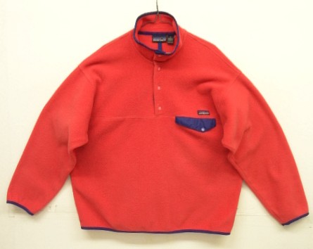 画像: 90'S PATAGONIA ”SYNCHILLA SNAP-T" 雪無しタグ シンチラ スナップT サーモンピンク ジャマイカ製 (VINTAGE) 「Jacket」入荷しました。