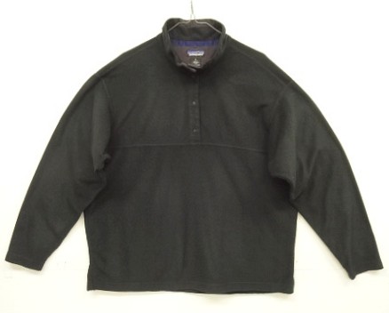 画像: 90'S PATAGONIA "MICRO D-LUXE PULLOVER" マイクロフリース スナップT ブラック USA製 (VINTAGE) 「Sweat Shirt」入荷しました。
