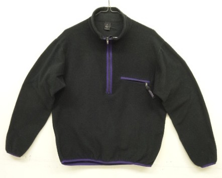 画像: 90'S PATAGONIA "STRETCH SYNCHILLA TOP" Rマーク旧ロゴ シンチラ ハーフジップ プルオーバー ブラック USA製 (VINTAGE) 「Jacket」入荷しました。