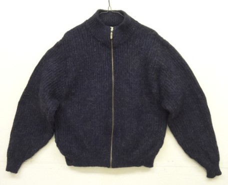 画像: 90'S LL Bean アルパカ混 ドライバーズニット ネイビー USA製 (VINTAGE) 「Knit」入荷しました。