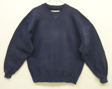 画像: 80'S LL Bean by RUSSELL ATHLETIC 前Vガゼット スウェットシャツ ネイビー USA製 (VINTAGE) 「Sweat Shirt」入荷しました。