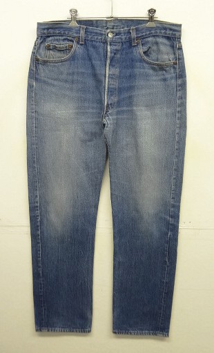 画像: 80'S LEVIS 501 デニム インディゴ W36L32 USA製 (VINTAGE) 「Bottoms」入荷しました。