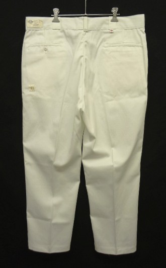 画像: 80'S DICKIES 874 チビタグ ワークパンツ ホワイト W40L29 USA製 (DEADSTOCK) 「Bottoms」入荷しました。