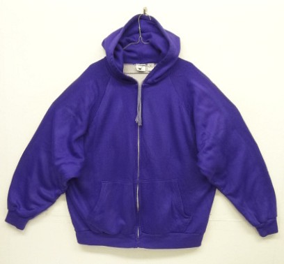 画像: 80'S MAC GREGOR 裏地サーマル フルジップ ダブルフェイス スウェットパーカー グレープ アルミジップ (VINTAGE) 「Parka」入荷しました。