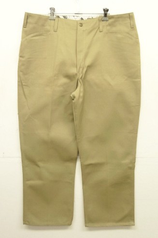 画像: BEN DAVIS トップスナップボタン フリスコパンツ ベージュ USA製 (DEADSTOCK) 「Bottoms」入荷しました。
