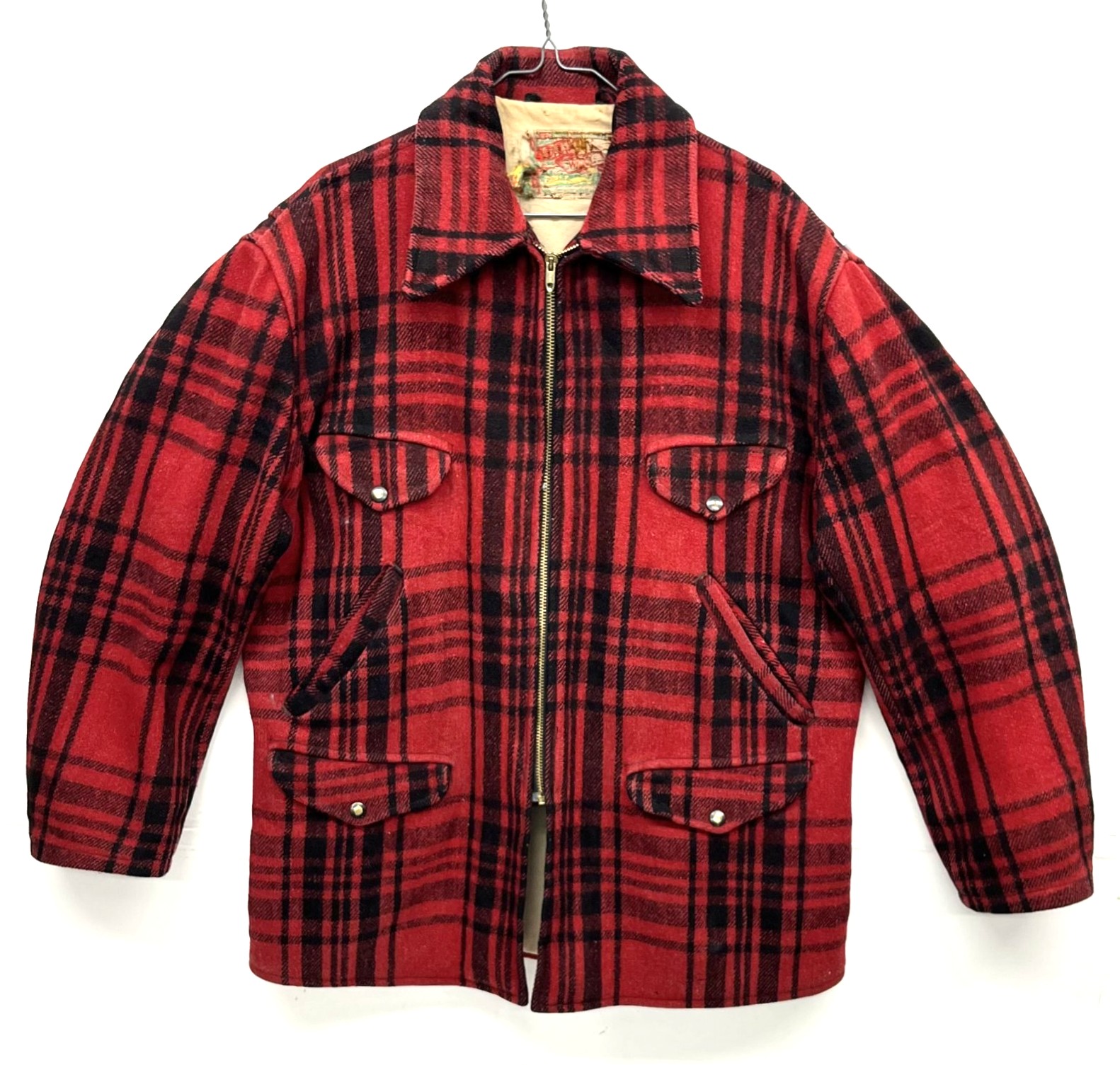 画像: 50'S SOO WOOLEN MILLS ウール マッキーノジャケット バッファローチェック (VINTAGE) 「Jacket」入荷しました。