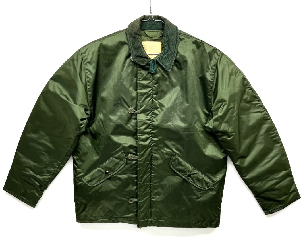 画像: 70'S アメリカ軍 US NAVY バックステンシル チンスト付き 裏地キルティング デッキジャケット SCOVILLジップ (DEADSTOCK) 「Jacket」入荷しました。