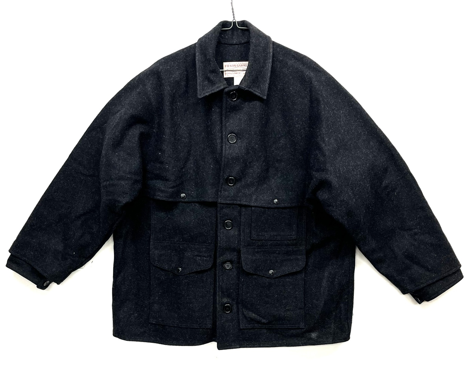 画像: C.C.FILSON ウール ダブルマッキーノ クルーザージャケット チャコール USA製 (VINTAGE) 「Jacket」入荷しました。