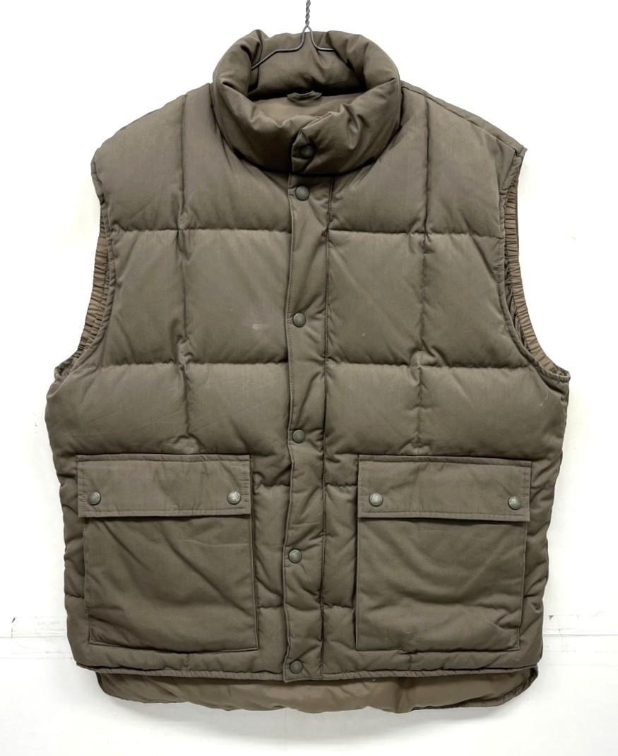 画像: 90'S EDDIE BAUER 黒タグ グースダウン ダウンベスト ブラウン (VINTAGE) 「No Sleeve」入荷しました。