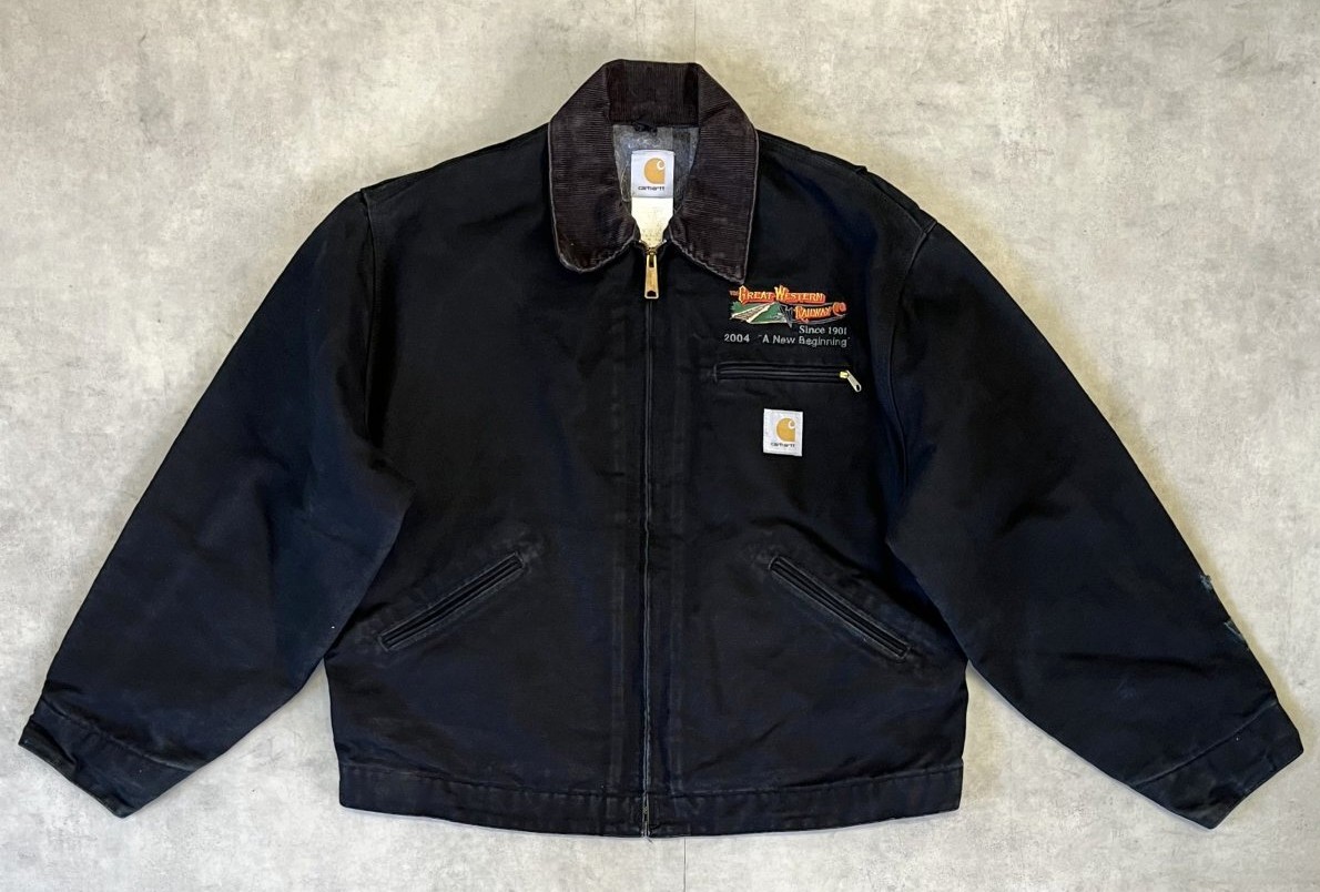 画像: 00'S CARHARTT "DETROIT JACKET" 裏地ブランケット ダックジャケット ブラック USA製 (VINTAGE) 「Jacket」入荷しました。