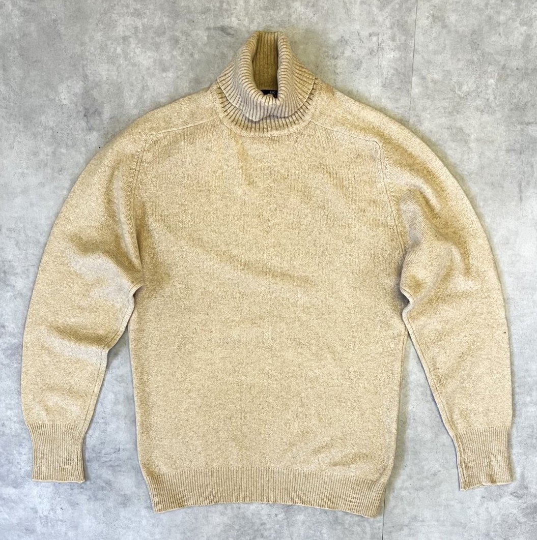 画像: 70'S PURITAN カシミア100% タートルネック セーター ベージュ スコットランド製 (VINTAGE) 「Knit」入荷しました。