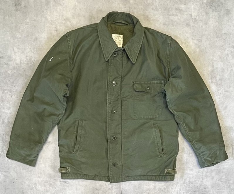 画像: 80'S アメリカ軍 US NAVY "A-2" デッキジャケット ミリタリーグリーン (VINTAGE) 「Jacket」入荷しました。