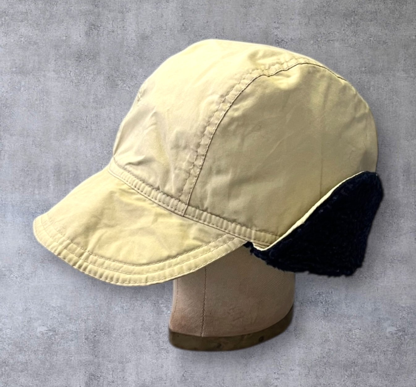 画像: 90'S LL Bean "GORE-TEX" 裏地ボアフリース 耳当て付き 2WAY キャップ タン USA製 (VINTAGE) 「Cap」入荷しました。