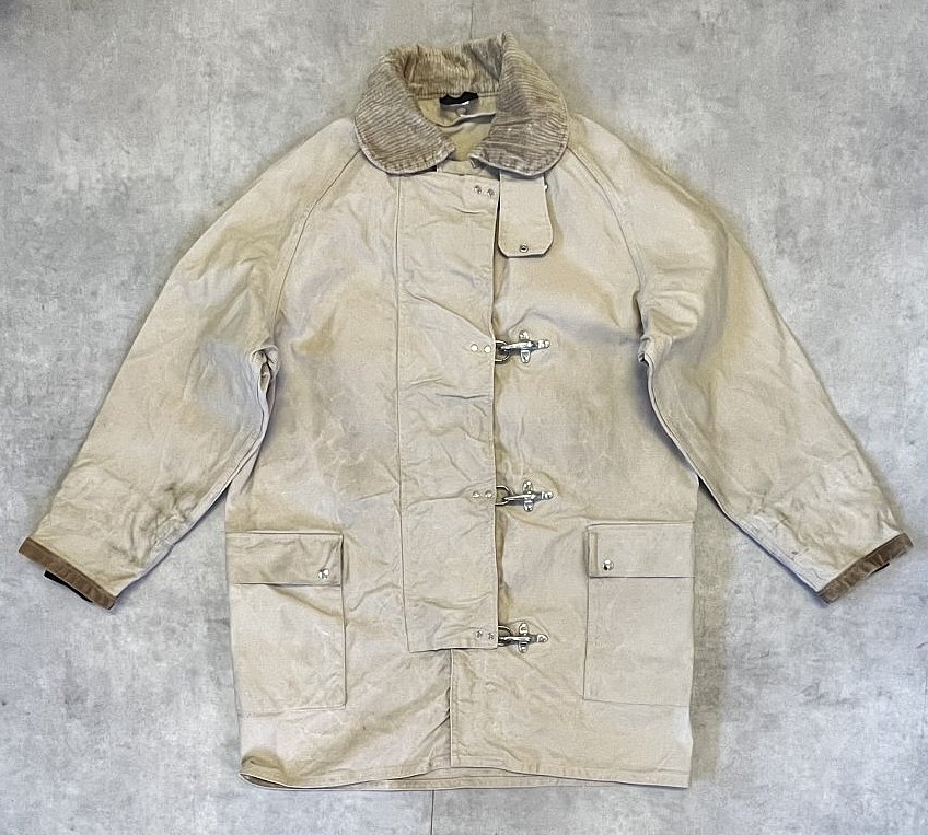 画像: 80'S E.A.FAY キャンバス ファイヤーマンコート ベージュ USA製 (VINTAGE) 「Jacket」入荷しました。