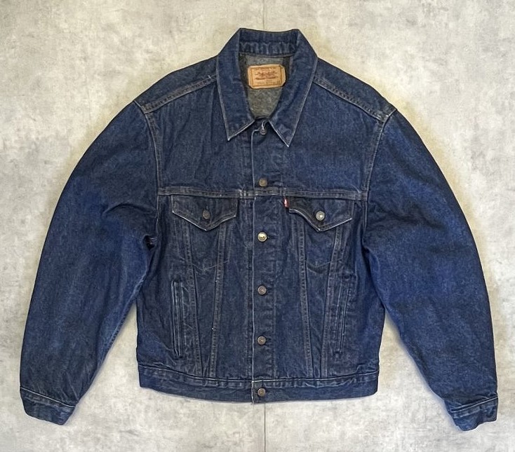 画像: 80'S LEVIS "70506" スモールe 4thモデル 裏地ブランケット デニムジャケット インディゴ USA製 (VINTAGE) 「Jacket」入荷しました。