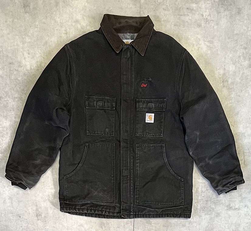 画像: 80'S CARHARTT "TRADITIONAL COAT" 裏地ブランケット ダックジャケット ブラック USA製 (VINTAGE) 「Jacket」入荷しました。