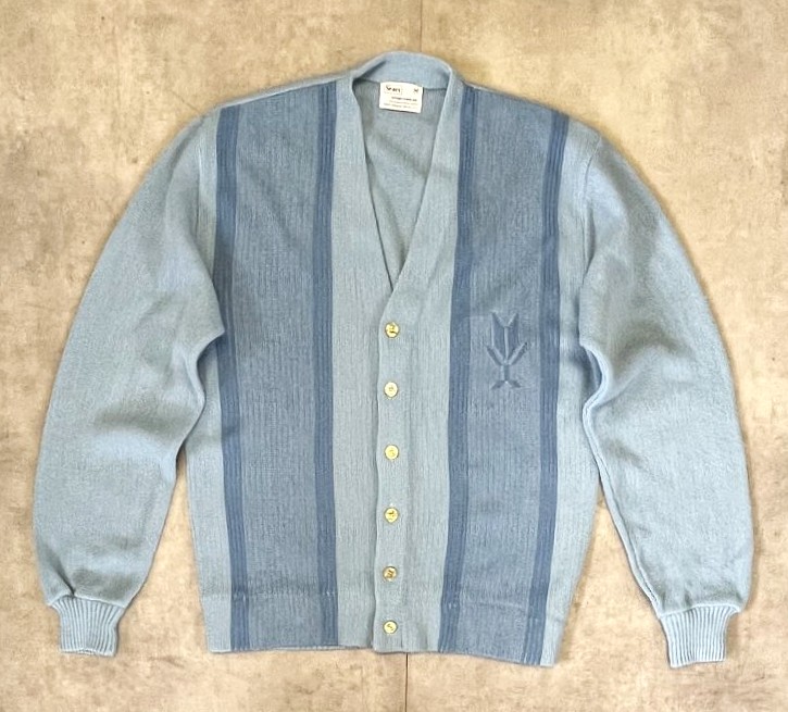 画像: 60'S SEARS アクリル カーディガン サックスブルー (VINTAGE) 「Knit」入荷しました。