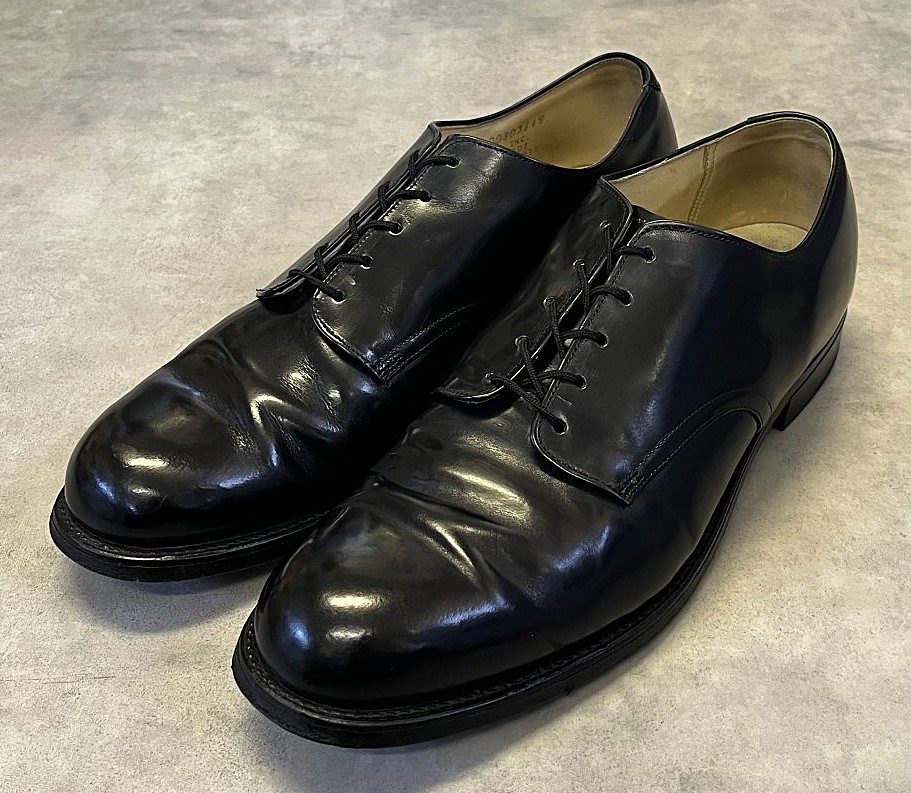 画像: 70'S アメリカ軍 US NAVY "HANOVER SHOE INC製" レザーソール サービスシューズ (VINTAGE) 「Shoes」入荷しました。