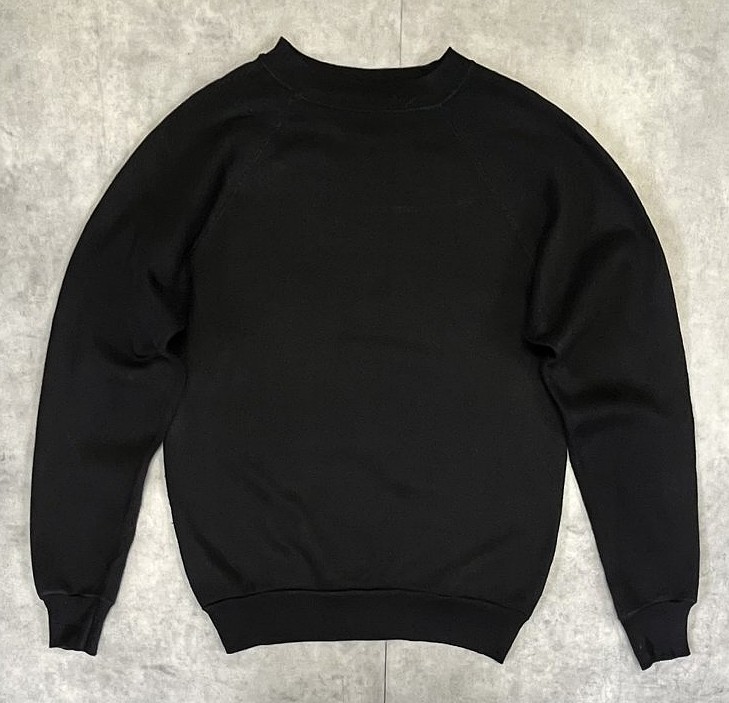 画像: 80'S TULTEX ラグランスリーブ スウェットシャツ ブラック USA製 (VINTAGE) 「Sweat Shirt」入荷しました。
