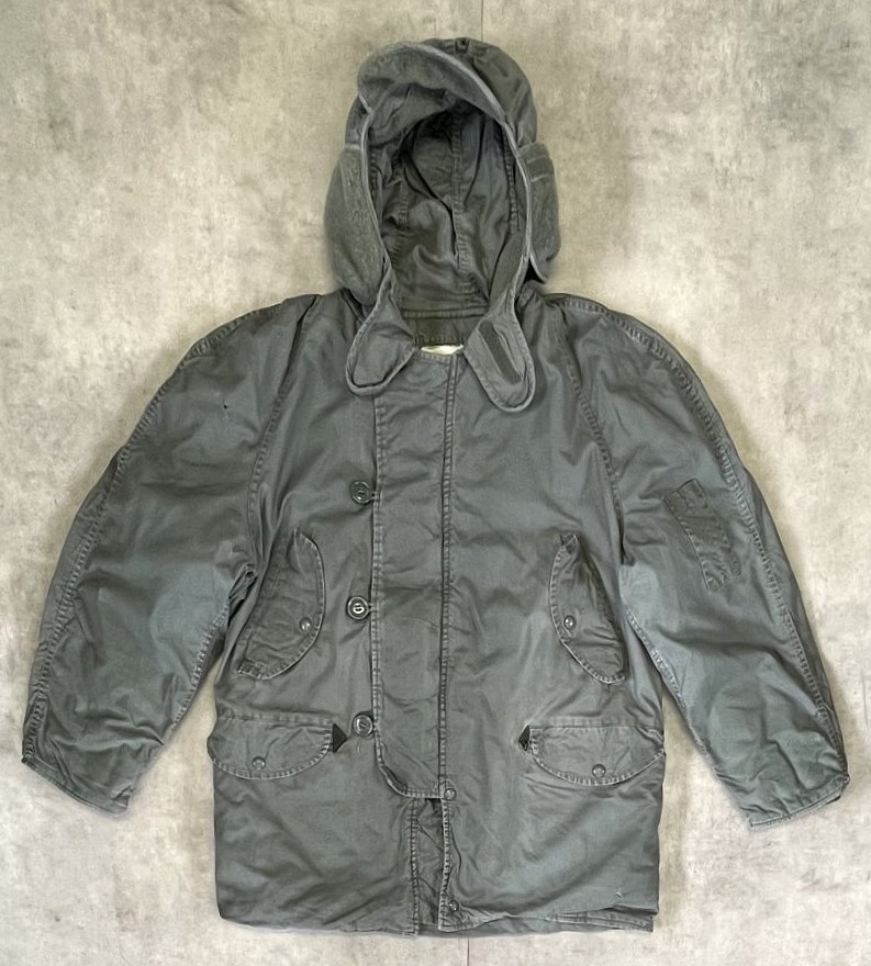 画像: 70'S アメリカ軍 USAF "CWU-8/P" 後期モデル ラビットパーカー セージグリーン (VINTAGE) 「Jacket」入荷しました。