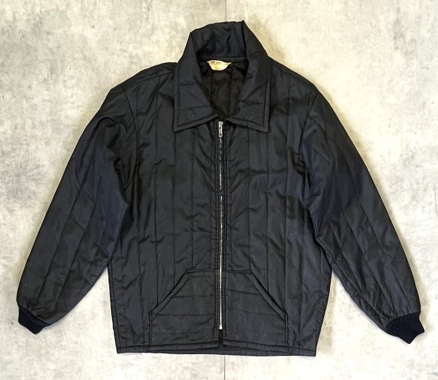 画像: 70'S BIG MAC 三角タグ キルティングジャケット PRIDEアルミジップ ブラック (VINTAGE) 「Jacket」入荷しました。
