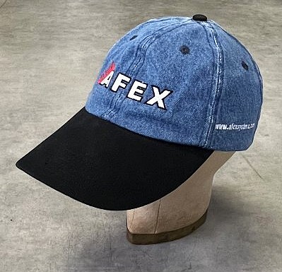 画像: AFEX 6パネル ツートンカラー デニム ベースボールキャップ インディゴ/ブラック (USED) 「Cap」入荷しました。