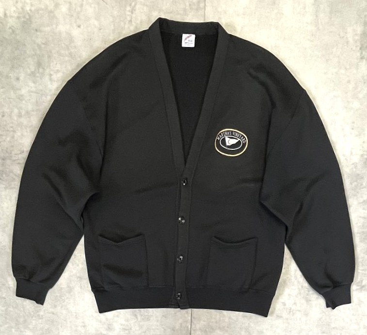 画像: 80'S JERZEES "MARTHA'S VINEYARD" スウェット カーディガン ブラック USA製 (VINTAGE) 「Sweat Shirt」入荷しました。