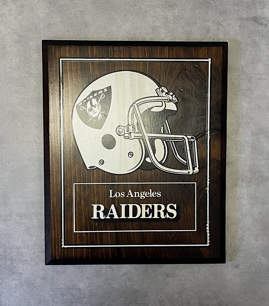 画像: LOS ANGELES RAIDERS ウッド ウォールサイン (VINTAGE) 「Antique Goods」入荷しました。