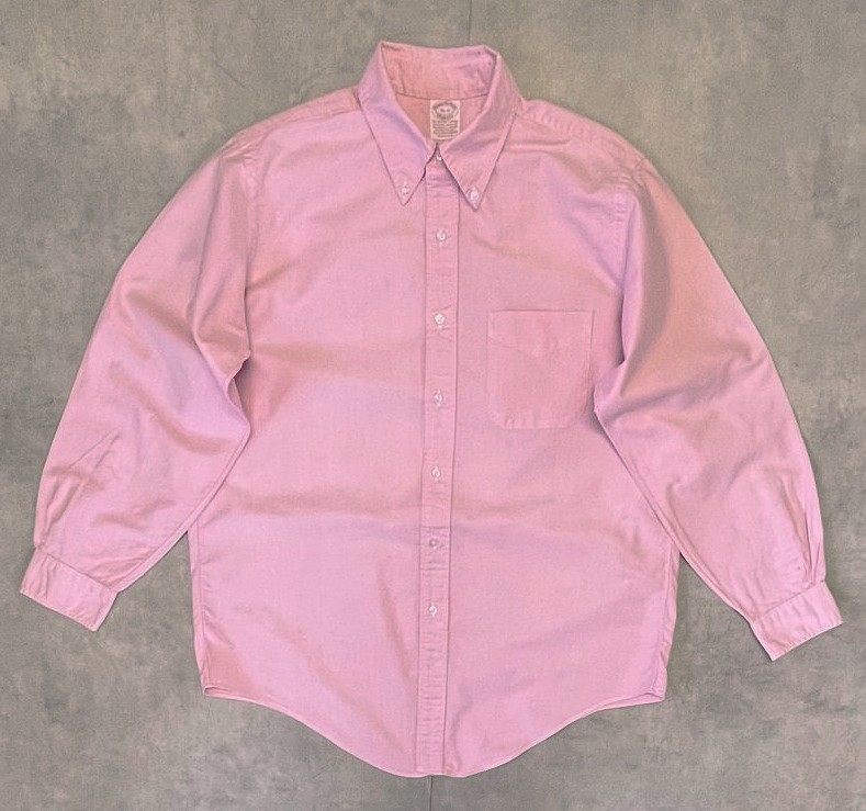 画像: 90'S BROOKS BROTHERS "MAKERS" オックスフォード BDシャツ ピンク USA製 (VINTAGE) 「L/S Shirt」入荷しました。
