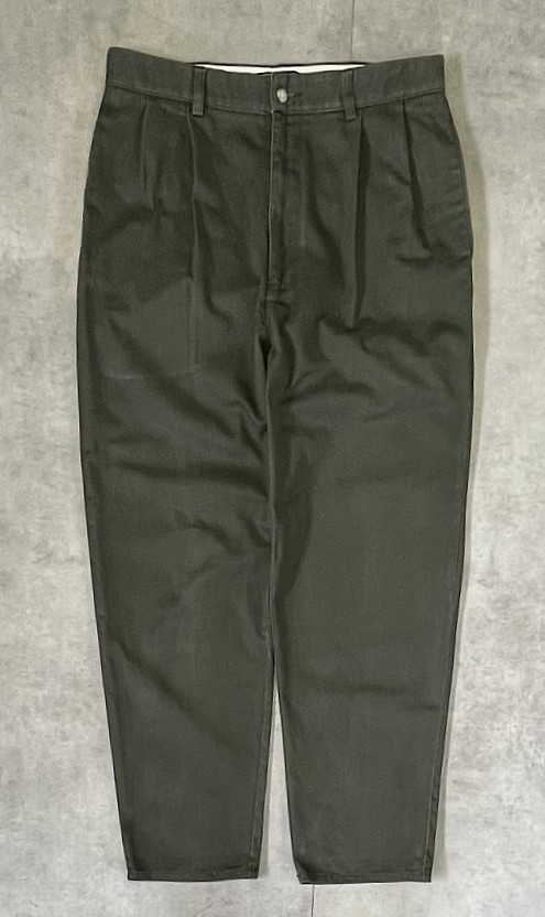 画像: 90'S RALPH LAUREN "HAMMOND PANT" ツープリーツ チノパンツ オリーブ (VINTAGE) 「Bottoms」入荷しました。