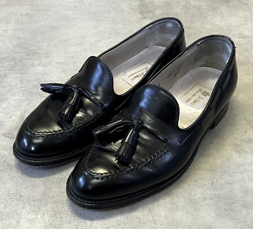 画像: ALDEN 660 カーフ タッセルローファー ブラック USA製 (USED) 「Shoes」入荷しました。