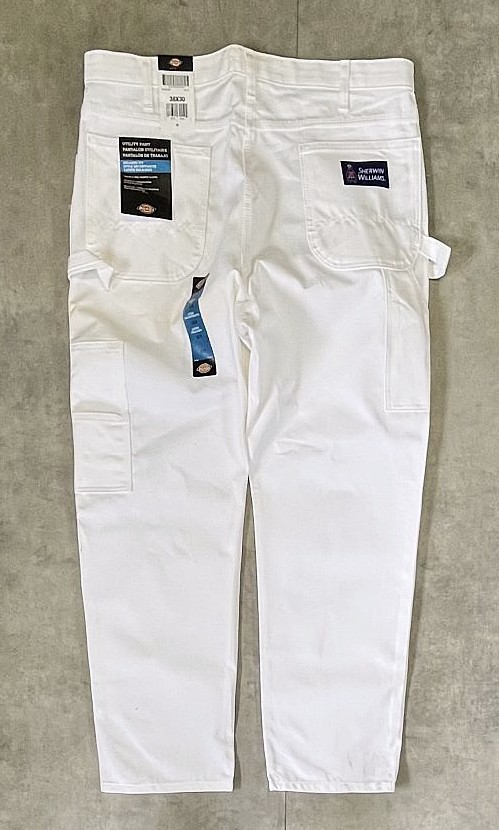 画像: DICKIES x SHERWIN WILLIAMS ペインターパンツ ホワイト W38L30 (DEADSTOCK) 「Bottoms」入荷しました。