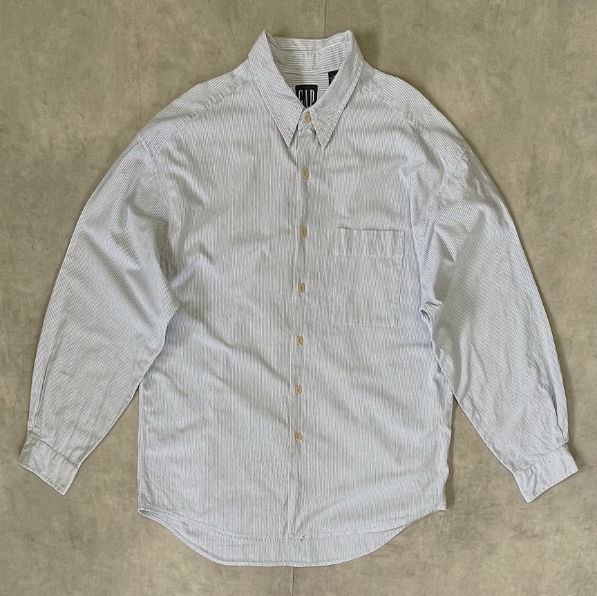 画像: 90'S GAP 旧タグ コットンシャツ ストライプ (VINTAGE) 「L/S Shirt」入荷しました。
