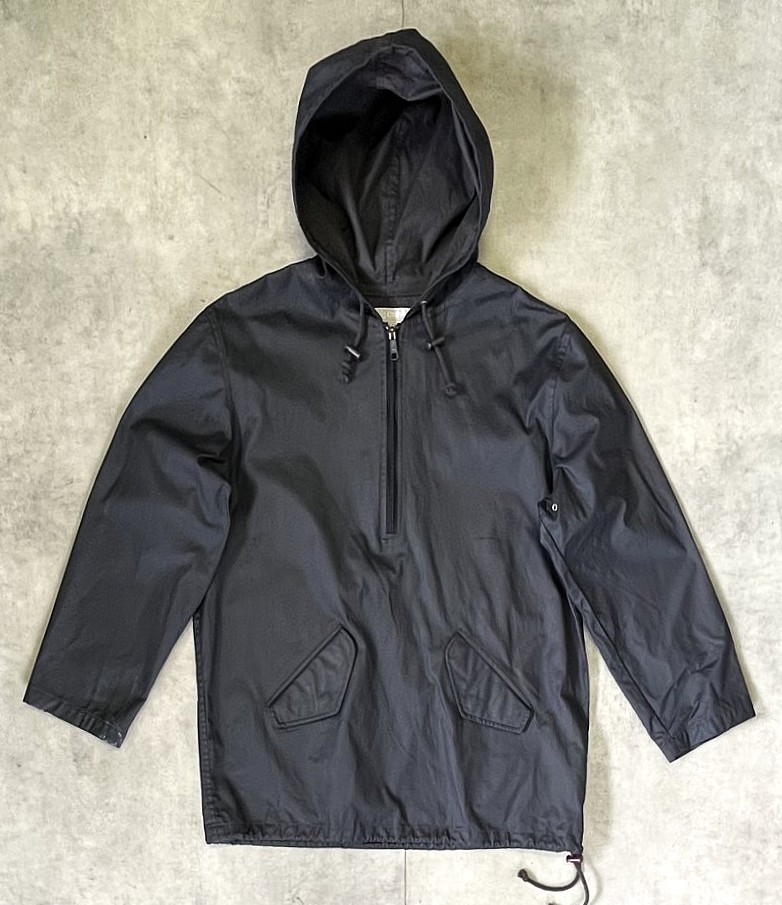 画像: 00'S J.CREW 旧タグ コーティングコットン デッキパーカー ブラック (VINTAGE) 「Jacket」入荷しました。