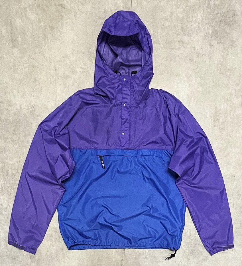 画像: 90'S PATAGONIA 旧タグ "FEATHER WEIGHT SHELL PULLOVER" リップストップ アノラック パープル/ブルー (VINTAGE) 「Jacket」入荷しました。