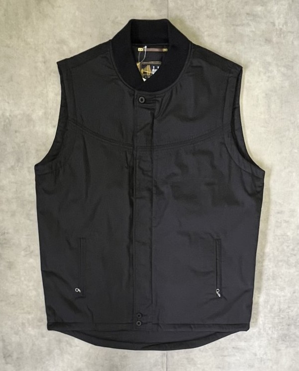 画像: DERBY OF SAN FRANCISCO ダービーベスト ブラック/ゴールドペイズリー (NEW) 「No Sleeve」入荷しました。