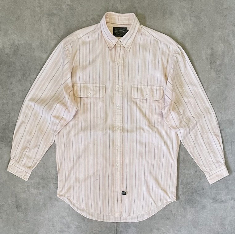 画像: 90'S RALPH LAUREN "POLO COUNTRY" ポプリンシャツ ストライプ (VINTAGE) 「L/S Shirt」入荷しました。