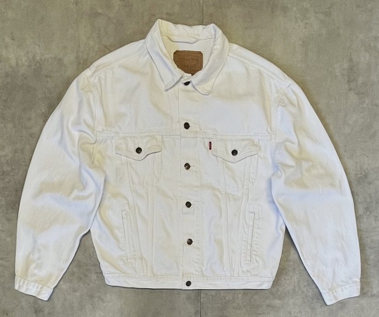 画像: 90'S LEVIS "70503" スモールe 4thモデル デニムジャケット ホワイト ユーゴスラビア製 (VINTAGE) 「Jacket」入荷しました。