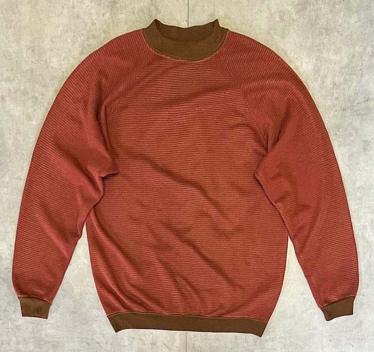 画像: 70'S SPORTSWEAR ラグランスリーブ スウェットシャツ ボーダー柄 (VINTAGE) 「Sweat Shirt」入荷しました。
