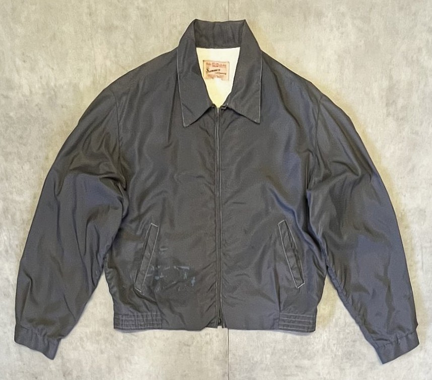 画像: 60'S SUMMERS CALIFORNIA 裏地付き ドリズラージャケット TALONジップ チャコール (VINTAGE) 「Jacket」入荷しました。