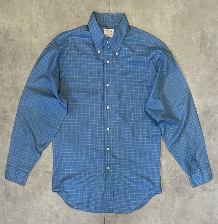 画像: 70'S McGREGOR "SCOTSET" コットン/ポリ BDシャツ グラフチェック (VINTAGE) 「L/S Shirt」入荷しました。