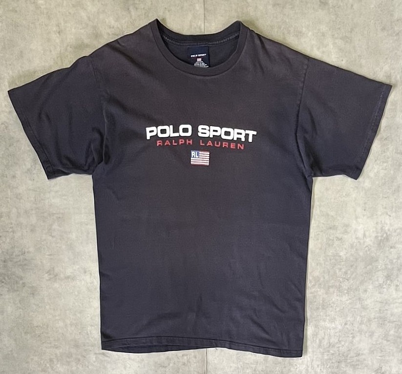 画像: 90'S RALPH LAUREN "POLO SPORT" 半袖 Tシャツ フェードネイビー (VINTAGE) 「T-Shirt」入荷しました。