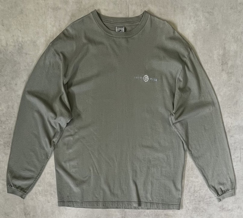 画像: 00'S PATAGONIA x LOTUS DESIGNS "BENEFICIAL T'S" 両面ロゴ刺繍 長袖 Tシャツ オリーブ (VINTAGE) 「T-Shirt」入荷しました。