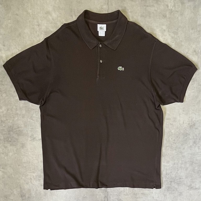 画像: 80'S CHEMISE LACOSTE ポロシャツ ブラウン フランス製 (VINTAGE) 「S/S Polo」入荷しました。