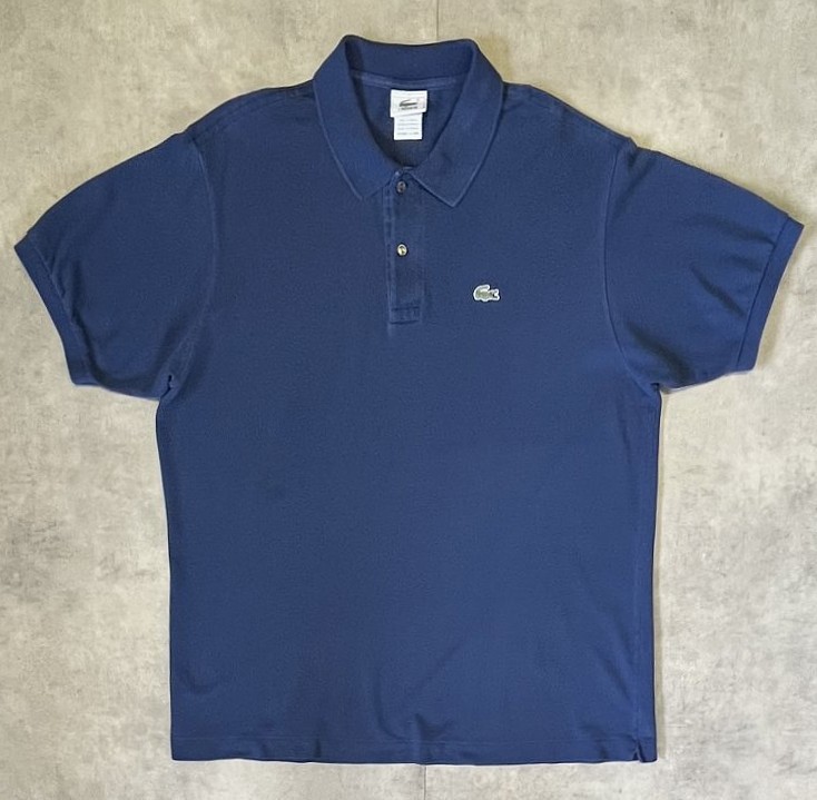 画像: 80'S CHEMISE LACOSTE ポロシャツ ダークブルー フランス製 (VINTAGE) 「S/S Polo」入荷しました。
