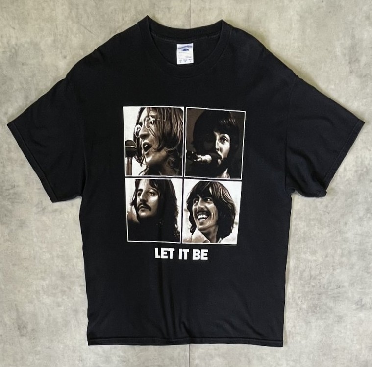 画像: 90'S THE BEATLES "LET IT BE" 両面プリント 半袖 Tシャツ ブラック (VINTAGE) 「T-Shirt」入荷しました。