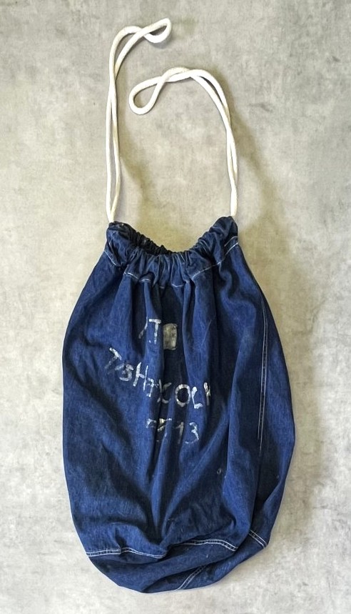 画像: 40'S アメリカ軍 両面ステンシル デニム ランドリーバッグ バラックバッグ インディゴ (VINTAGE) 「Bag」入荷しました。