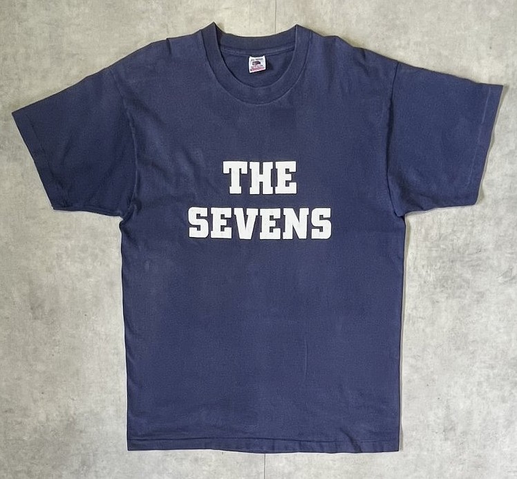 画像: 90'S THE SEVENS シングルステッチ 半袖 Tシャツ ネイビー USA製 (VINTAGE) 「T-Shirt」入荷しました。